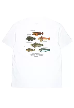 Carhartt WIP Men's Fish T-Shirt - White