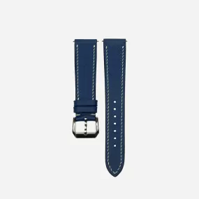 Navy Blue Epsom Calf Leather