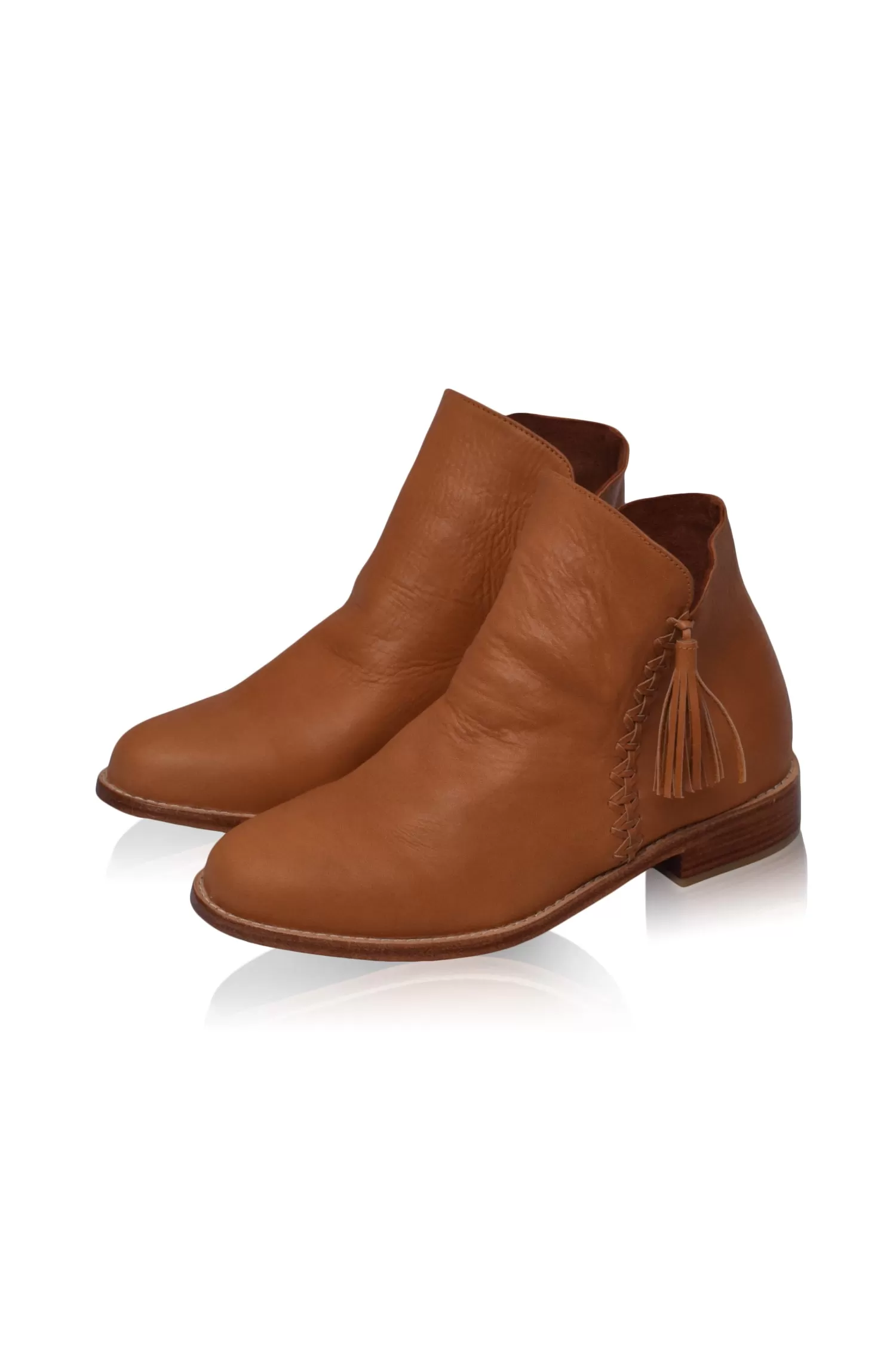 Treasure Leather Ankle Boots